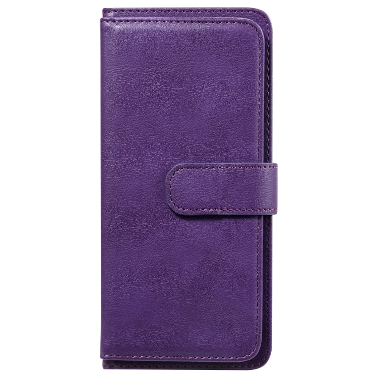 For Xiaomi Redmi 9C Multifunctional Magnetic Copper Buckle Horizontal Flip Leather Case with Bracket & 10 Card Slots & Wallet & Photo Frame