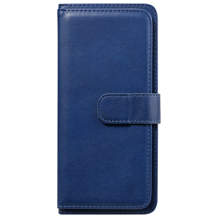 For Xiaomi Redmi 9C Multifunctional Magnetic Copper Buckle Horizontal Flip Leather Case with Bracket & 10 Card Slots & Wallet & Photo Frame