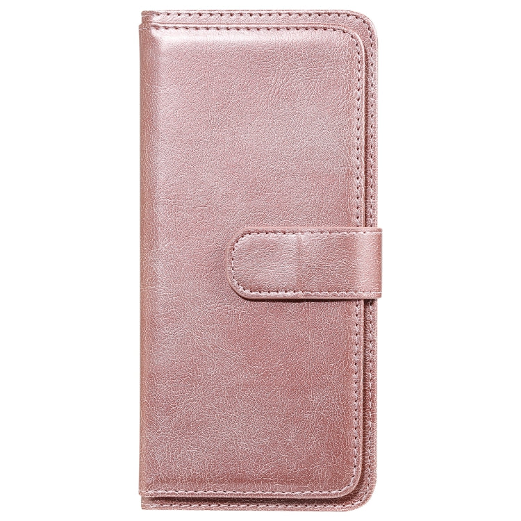 For Xiaomi Redmi 9C Multifunctional Magnetic Copper Buckle Horizontal Flip Leather Case with Bracket & 10 Card Slots & Wallet & Photo Frame