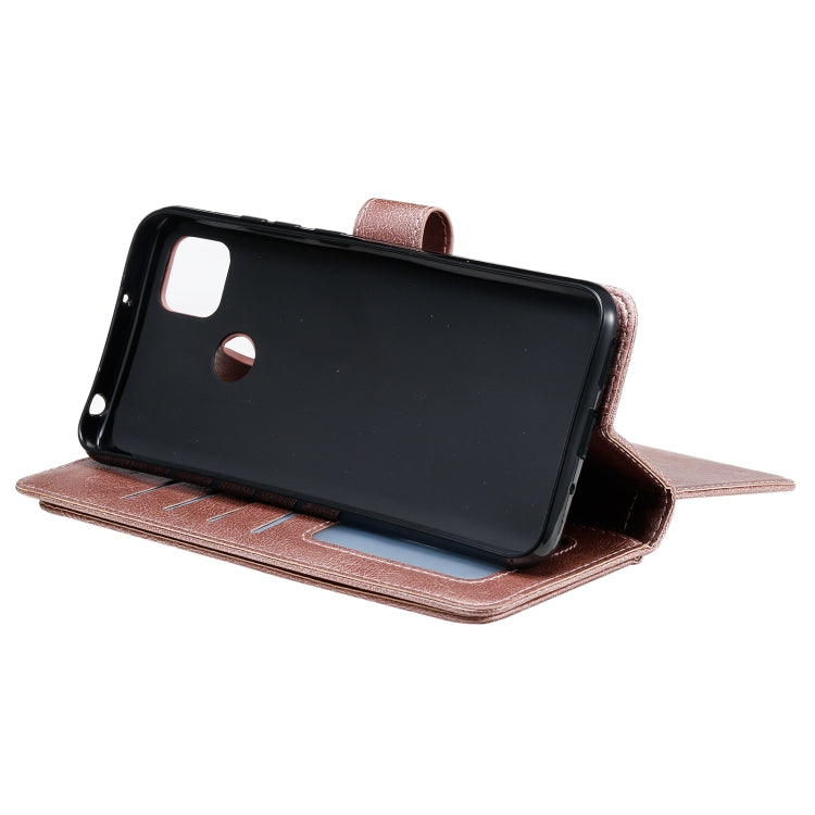 For Xiaomi Redmi 9C Multifunctional Magnetic Copper Buckle Horizontal Flip Leather Case with Bracket & 10 Card Slots & Wallet & Photo Frame