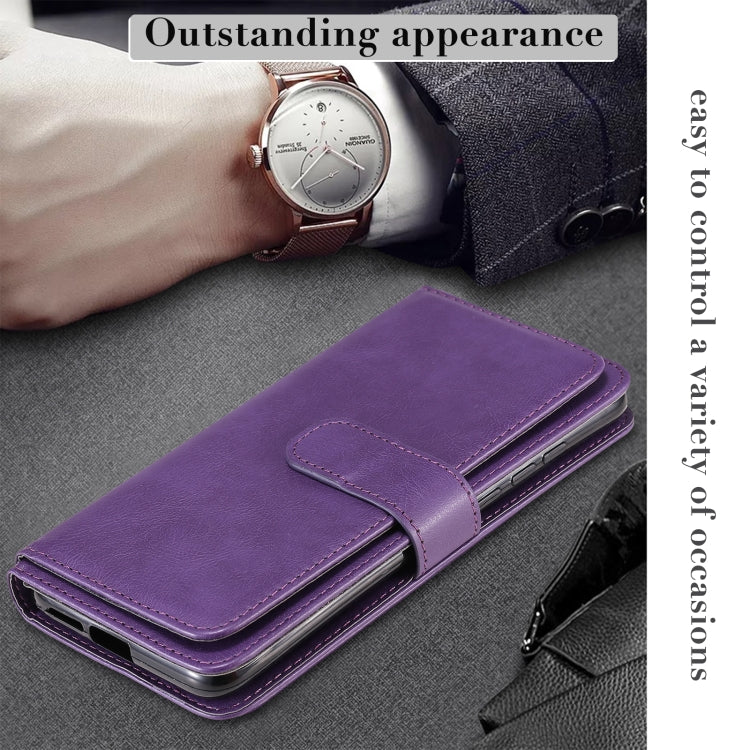 For Xiaomi Mi 10 Ultra Multifunctional Magnetic Copper Buckle Horizontal Flip Leather Case with Bracket & 10 Card Slots & Wallet & Photo Frame