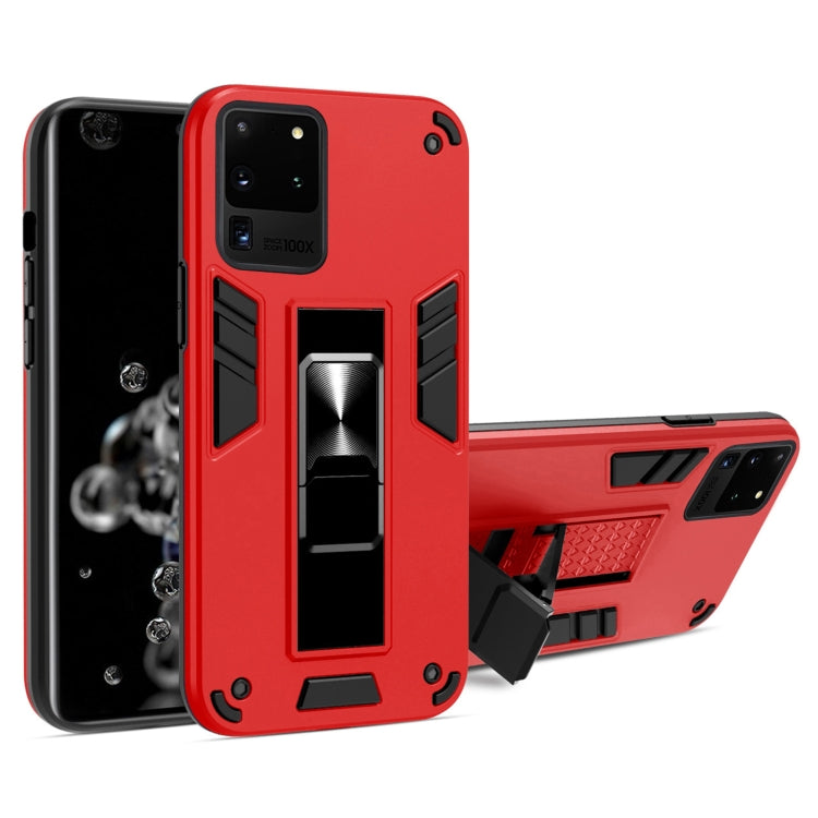 For Samsung Galaxy S20 Ultra 2 in 1 PC + TPU Shockproof Protective Case with Invisible Holder
