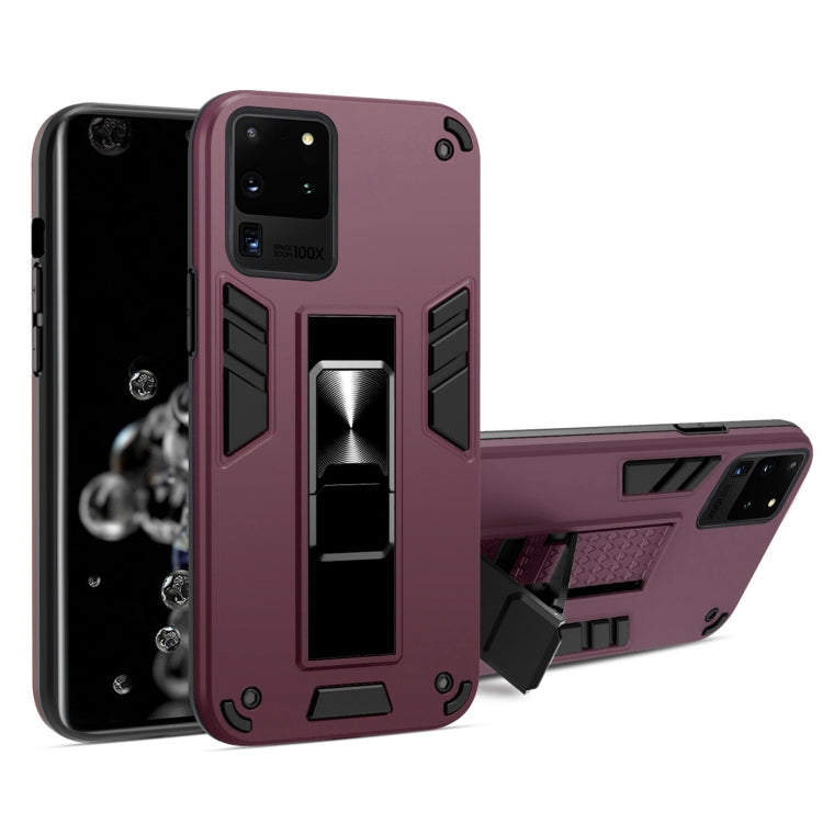 For Samsung Galaxy S20 Ultra 2 in 1 PC + TPU Shockproof Protective Case with Invisible Holder