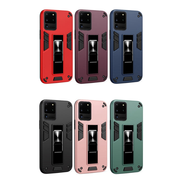 For Samsung Galaxy S20 Ultra 2 in 1 PC + TPU Shockproof Protective Case with Invisible Holder