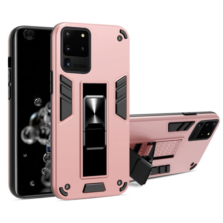 For Samsung Galaxy S20 Ultra 2 in 1 PC + TPU Shockproof Protective Case with Invisible Holder