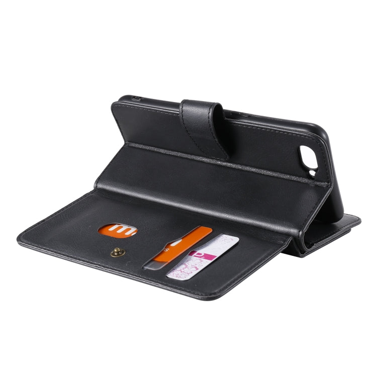 For OPPO A5 / A3s Multifunctional Magnetic Copper Buckle Horizontal Flip Solid Color Leather Case with 10 Card Slots & Wallet & Holder & Photo Frame