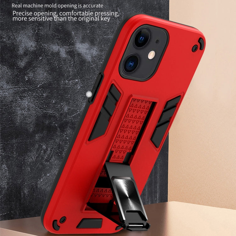 For iPhone 12 mini 2 in 1 PC + TPU Shockproof Protective Case with Invisible Holder
