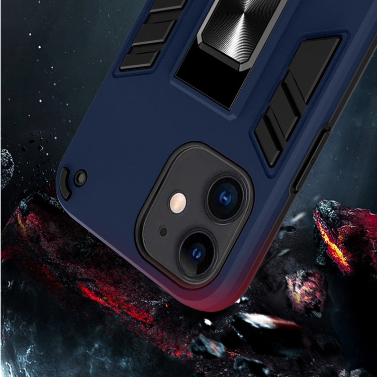 For iPhone 12 mini 2 in 1 PC + TPU Shockproof Protective Case with Invisible Holder