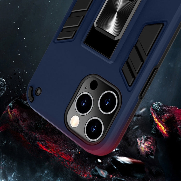 For iPhone 12 Pro Max 2 in 1 PC + TPU Shockproof Protective Case with Invisible Holder