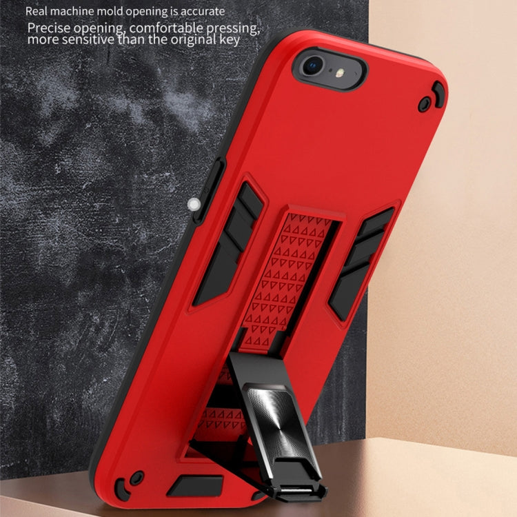 For iPhone SE 2022 / SE 2020 / 8 / 7 2 in 1 PC + TPU Shockproof Protective Case with Invisible Holder