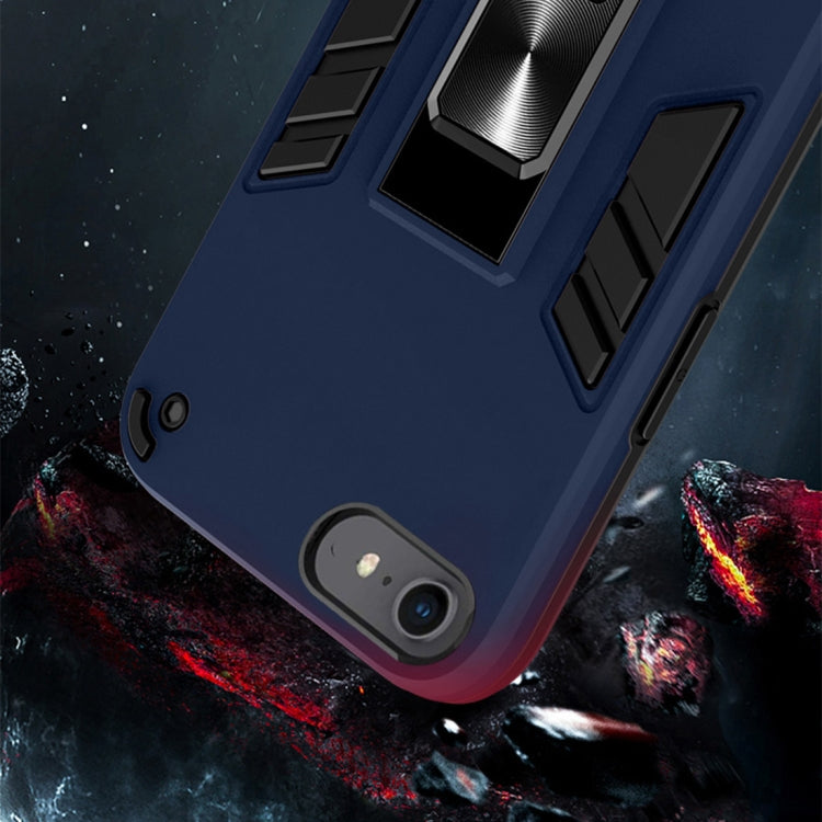 For iPhone SE 2022 / SE 2020 / 8 / 7 2 in 1 PC + TPU Shockproof Protective Case with Invisible Holder