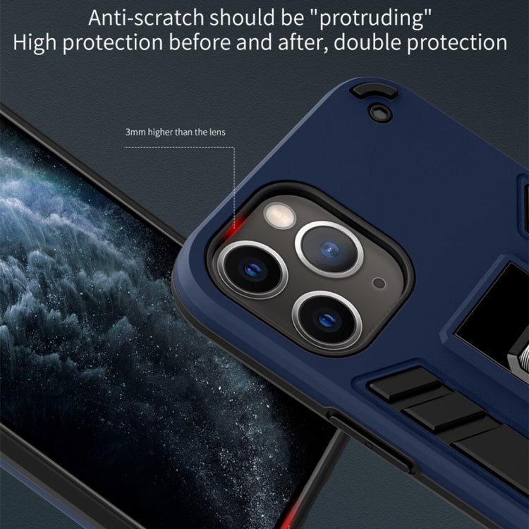 For iPhone 11 Pro Max 2 in 1 PC + TPU Shockproof Protective Case with Invisible Holder