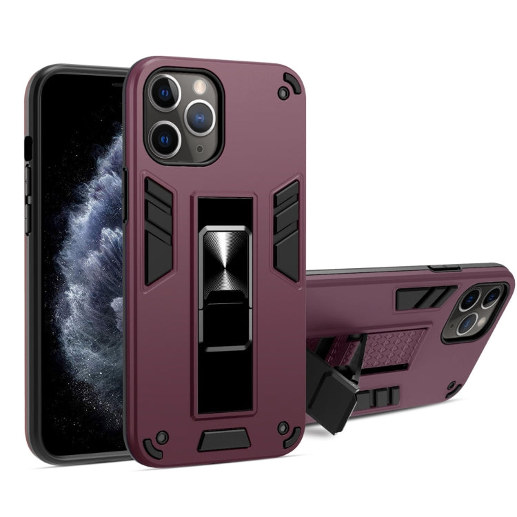 For iPhone 11 Pro Max 2 in 1 PC + TPU Shockproof Protective Case with Invisible Holder