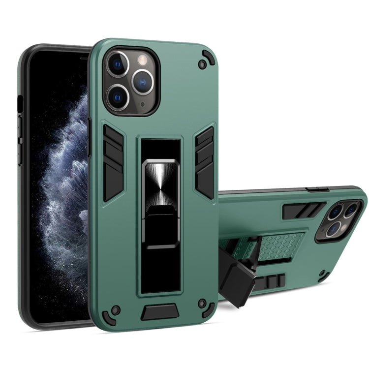 For iPhone 11 Pro Max 2 in 1 PC + TPU Shockproof Protective Case with Invisible Holder