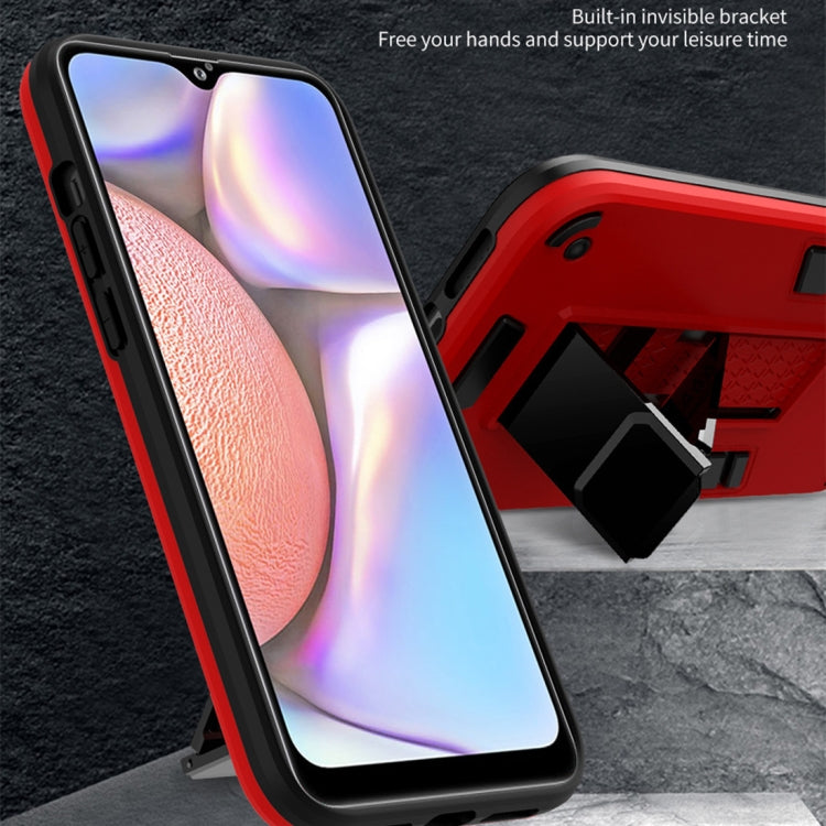 For Xiaomi Redmi Note 7 2 in 1 PC + TPU Shockproof Protective Case with Invisible Holder