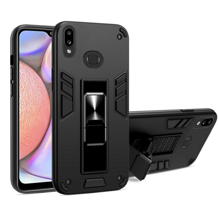 For Xiaomi Redmi Note 7 2 in 1 PC + TPU Shockproof Protective Case with Invisible Holder