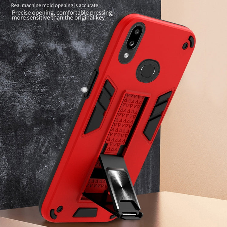 For Xiaomi Redmi Note 7 2 in 1 PC + TPU Shockproof Protective Case with Invisible Holder