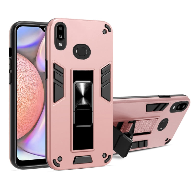 For Xiaomi Redmi Note 7 2 in 1 PC + TPU Shockproof Protective Case with Invisible Holder