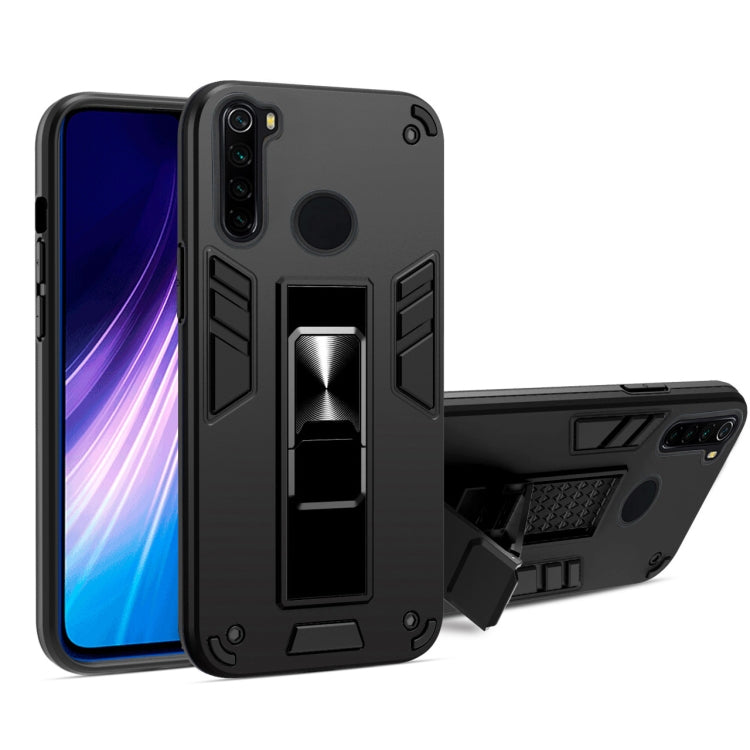 For Xiaomi Redmi Note 8 2 in 1 PC + TPU Shockproof Protective Case with Invisible Holder