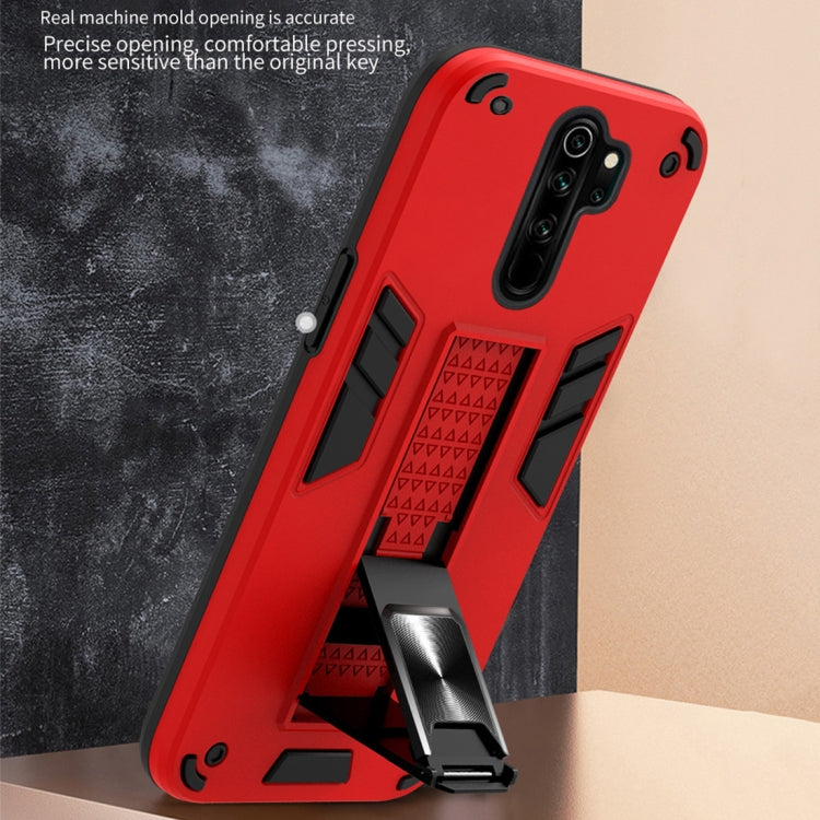 For Xiaomi Redmi Note 8 Pro 2 in 1 PC + TPU Shockproof Protective Case with Invisible Holder