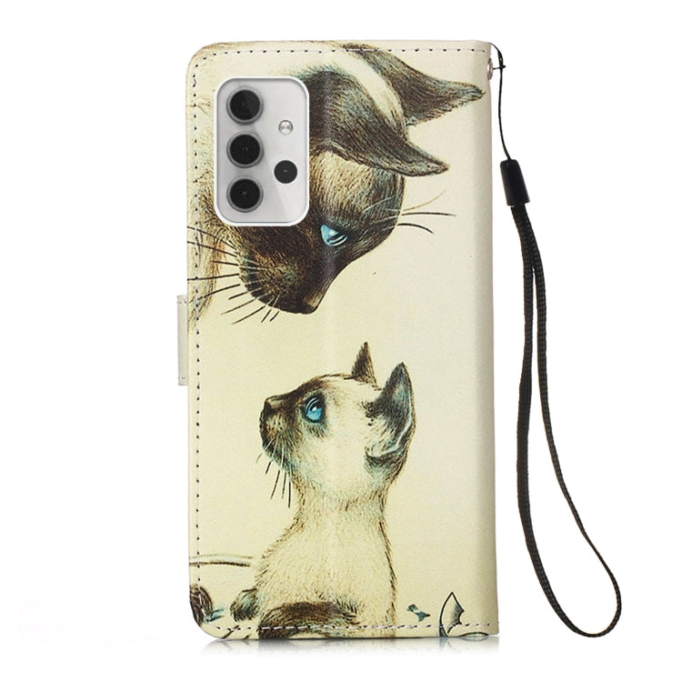 For Samsung Galaxy A32 5G 3D Painting Horizontal Flip Leather Case with Holder & Card Slot & Lanyard
