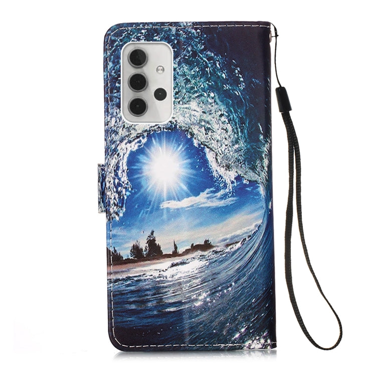 For Samsung Galaxy A32 5G 3D Painting Horizontal Flip Leather Case with Holder & Card Slot & Lanyard