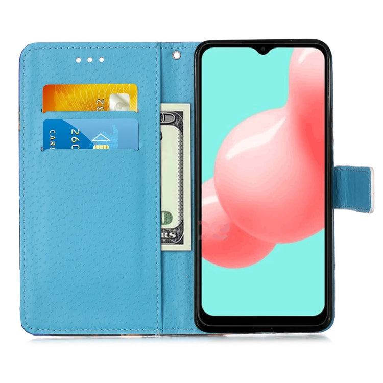 For Samsung Galaxy A32 5G 3D Painting Horizontal Flip Leather Case with Holder & Card Slot & Lanyard