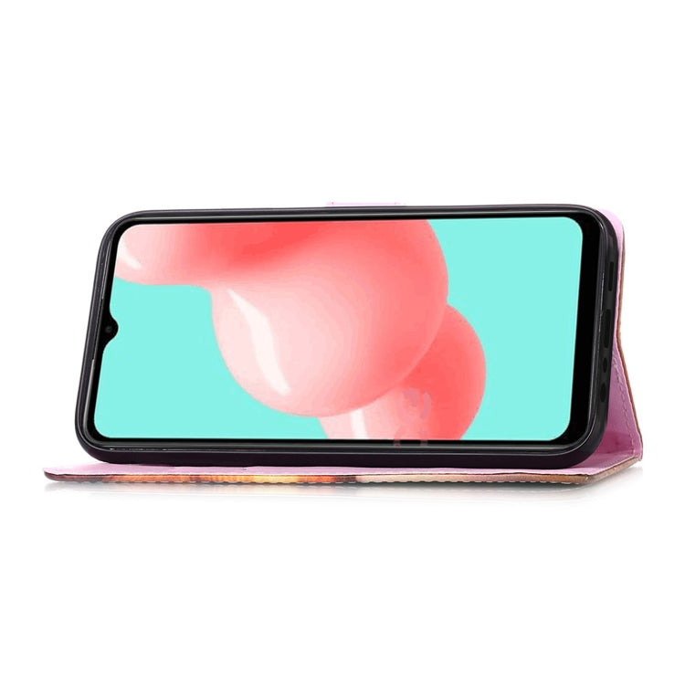 For Samsung Galaxy A32 5G 3D Painting Horizontal Flip Leather Case with Holder & Card Slot & Lanyard