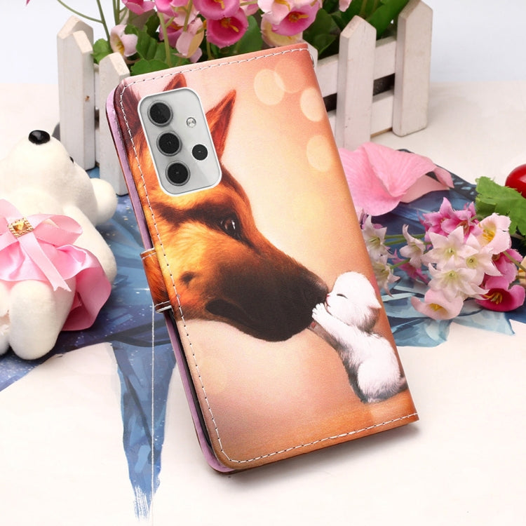 For Samsung Galaxy A32 5G 3D Painting Horizontal Flip Leather Case with Holder & Card Slot & Lanyard