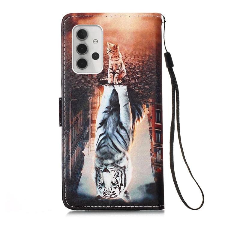 For Samsung Galaxy A32 5G 3D Painting Horizontal Flip Leather Case with Holder & Card Slot & Lanyard