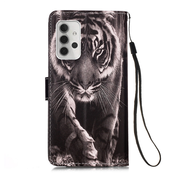For Samsung Galaxy A32 5G 3D Painting Horizontal Flip Leather Case with Holder & Card Slot & Lanyard