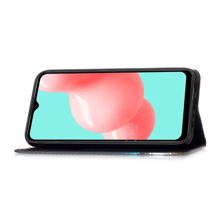 For Samsung Galaxy A32 5G 3D Painting Horizontal Flip Leather Case with Holder & Card Slot & Lanyard