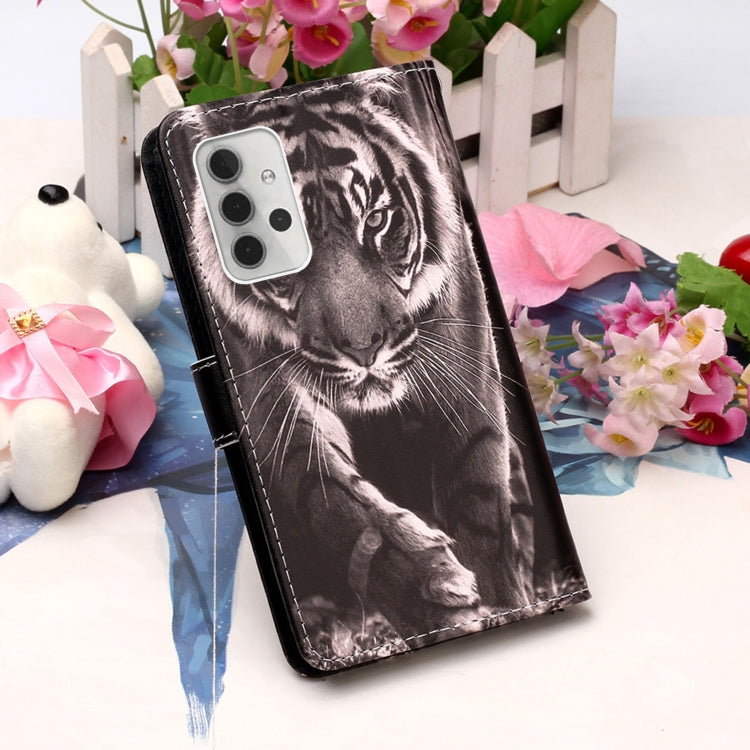 For Samsung Galaxy A32 5G 3D Painting Horizontal Flip Leather Case with Holder & Card Slot & Lanyard