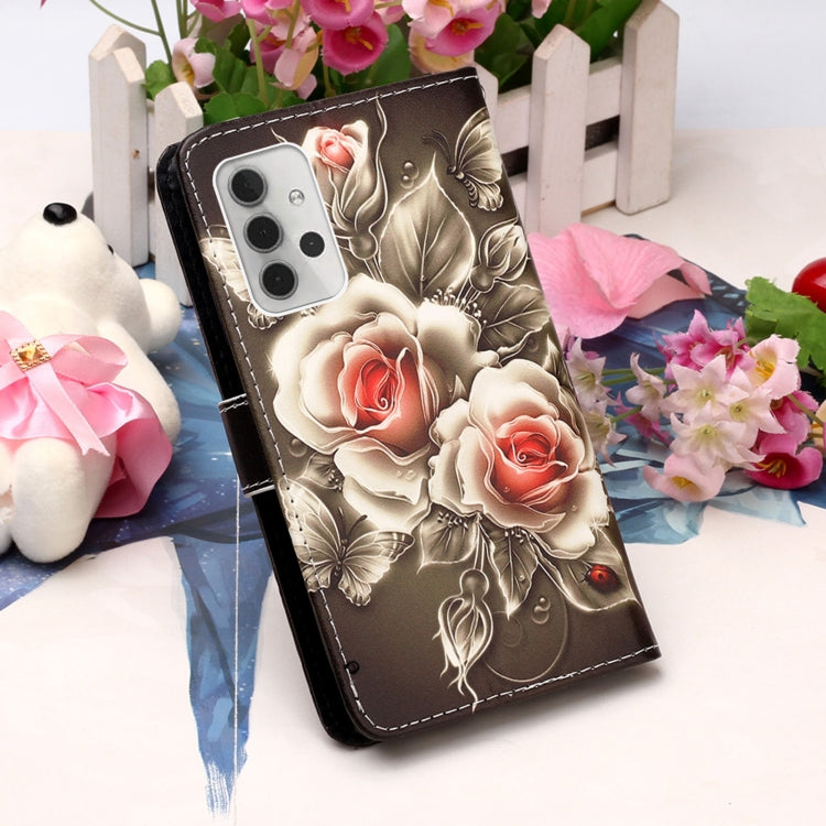 For Samsung Galaxy A32 5G 3D Painting Horizontal Flip Leather Case with Holder & Card Slot & Lanyard