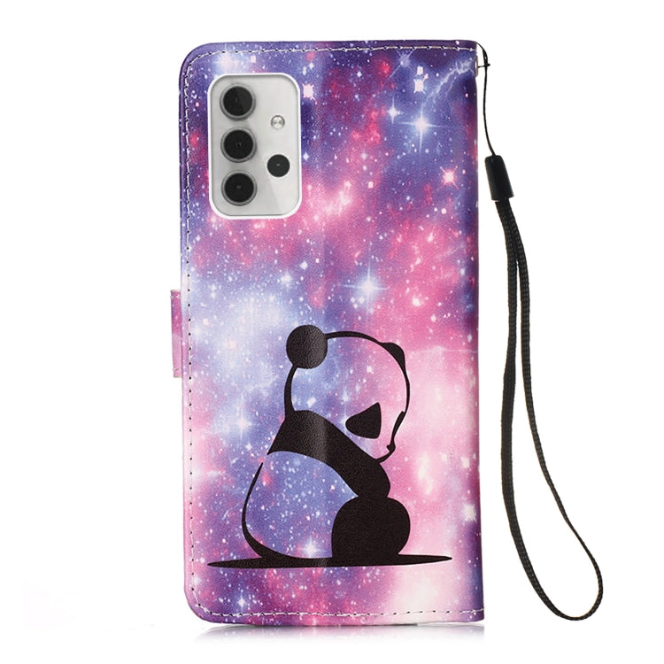 For Samsung Galaxy A32 5G 3D Painting Horizontal Flip Leather Case with Holder & Card Slot & Lanyard