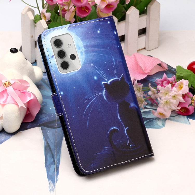 For Samsung Galaxy A32 5G 3D Painting Horizontal Flip Leather Case with Holder & Card Slot & Lanyard