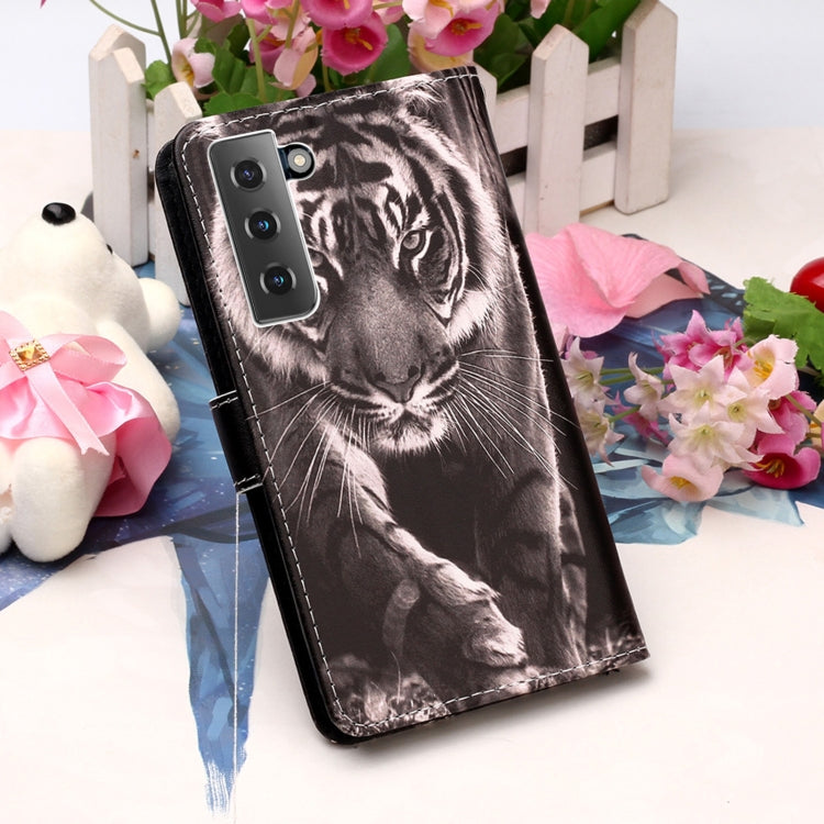 For Samsung Galaxy S21+ 5G 3D Painting Horizontal Flip Leather Case with Holder & Card Slot & Lanyard