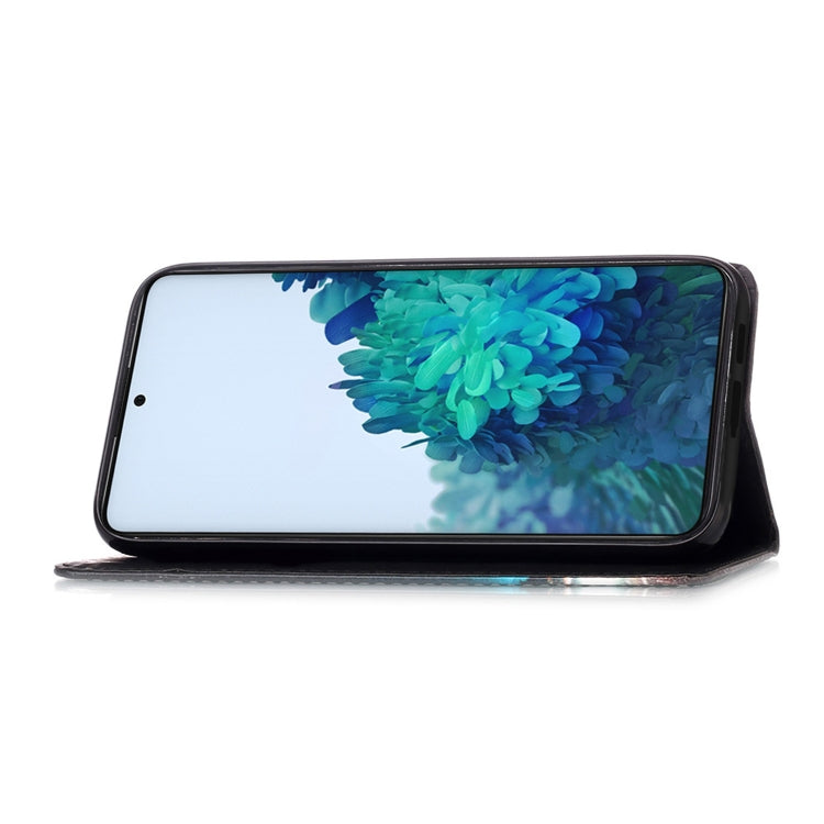 For Samsung Galaxy S21 5G 3D Painting Horizontal Flip Leather Case with Holder & Card Slot & Lanyard