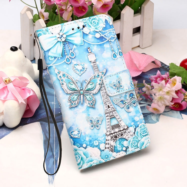 For Samsung Galaxy S21 5G 3D Painting Horizontal Flip Leather Case with Holder & Card Slot & Lanyard