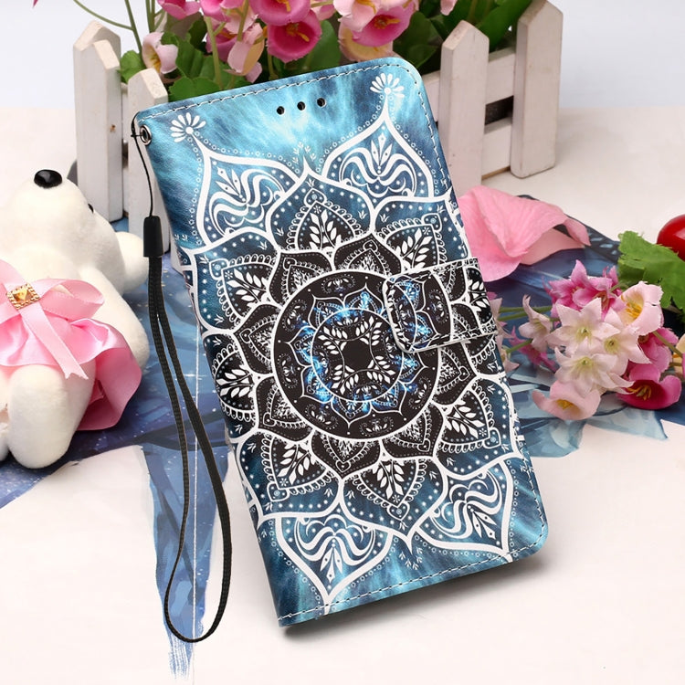 For Samsung Galaxy S21 5G 3D Painting Horizontal Flip Leather Case with Holder & Card Slot & Lanyard