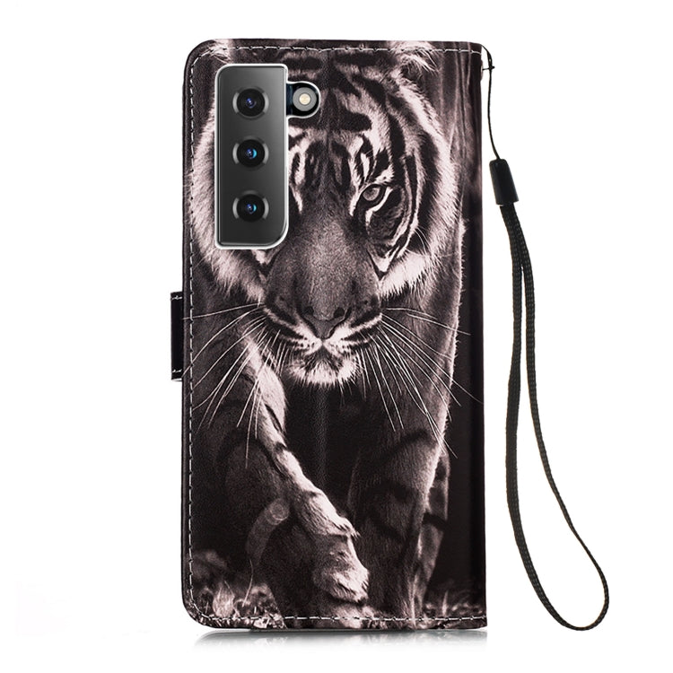 For Samsung Galaxy S21 5G 3D Painting Horizontal Flip Leather Case with Holder & Card Slot & Lanyard