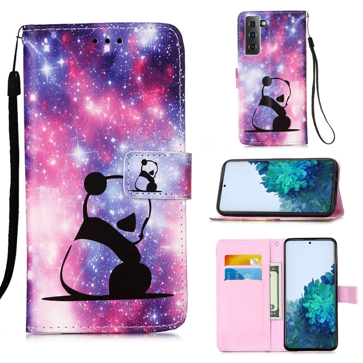 For Samsung Galaxy S21 5G 3D Painting Horizontal Flip Leather Case with Holder & Card Slot & Lanyard
