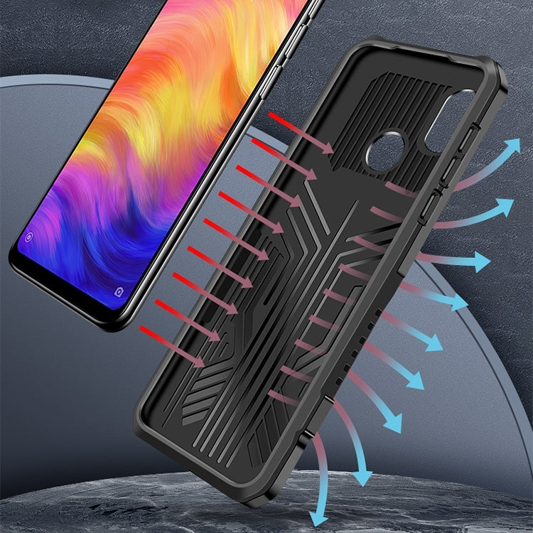 For Xiaomi Redmi Note 6 Armor Warrior Shockproof PC + TPU Protective Case