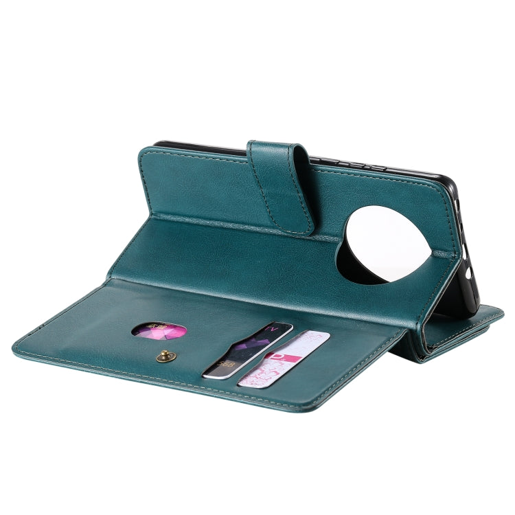 For Huawei Mate 40 Multifunctional Magnetic Copper Buckle Horizontal Flip Solid Color Leather Case with 10 Card Slots & Wallet & Holder & Photo Frame