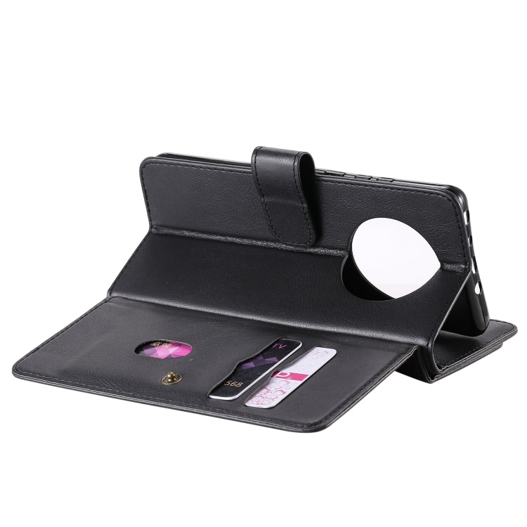 For Huawei Mate 40 Multifunctional Magnetic Copper Buckle Horizontal Flip Solid Color Leather Case with 10 Card Slots & Wallet & Holder & Photo Frame