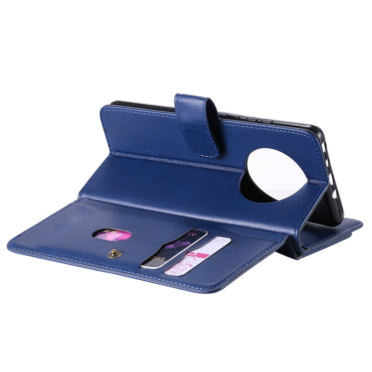 For Huawei Mate 40 Multifunctional Magnetic Copper Buckle Horizontal Flip Solid Color Leather Case with 10 Card Slots & Wallet & Holder & Photo Frame