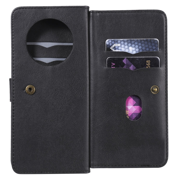 For Huawei Mate 40 Pro Multifunctional Magnetic Copper Buckle Horizontal Flip Solid Color Leather Case with 10 Card Slots & Wallet & Holder & Photo Frame