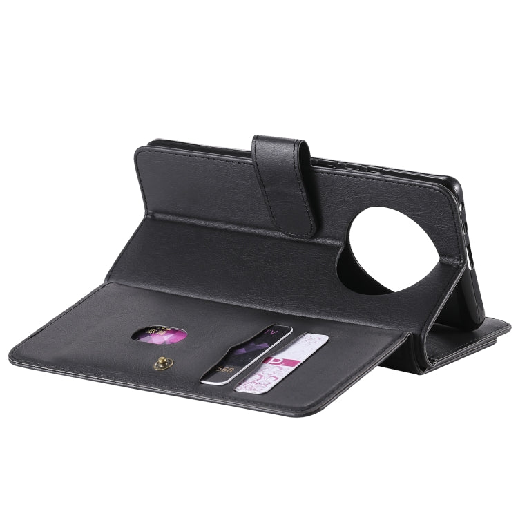 For Huawei Mate 40 Pro Multifunctional Magnetic Copper Buckle Horizontal Flip Solid Color Leather Case with 10 Card Slots & Wallet & Holder & Photo Frame
