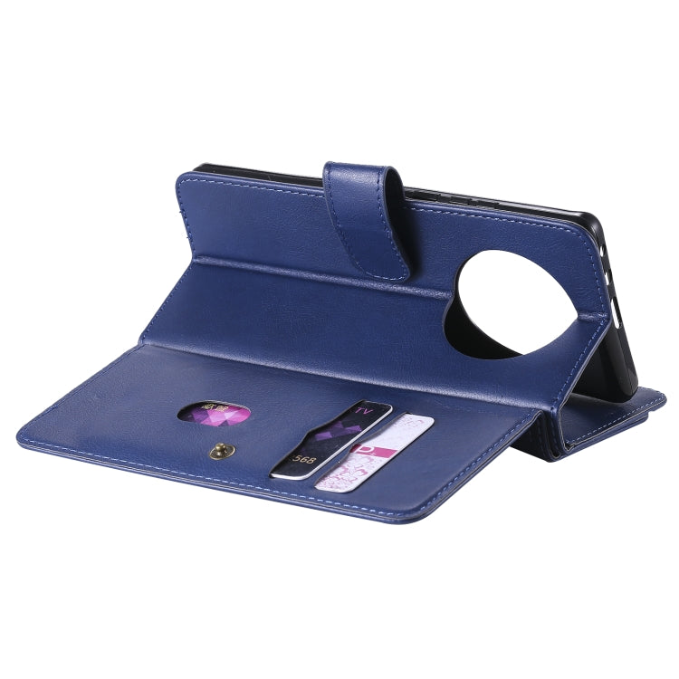 For Huawei Mate 40 Pro Multifunctional Magnetic Copper Buckle Horizontal Flip Solid Color Leather Case with 10 Card Slots & Wallet & Holder & Photo Frame