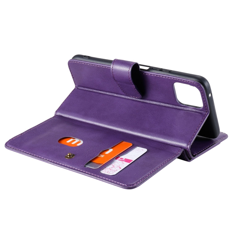 For Huawei Enjoy 20 5G Multifunctional Magnetic Copper Buckle Horizontal Flip Solid Color Leather Case with 10 Card Slots & Wallet & Holder & Photo Frame